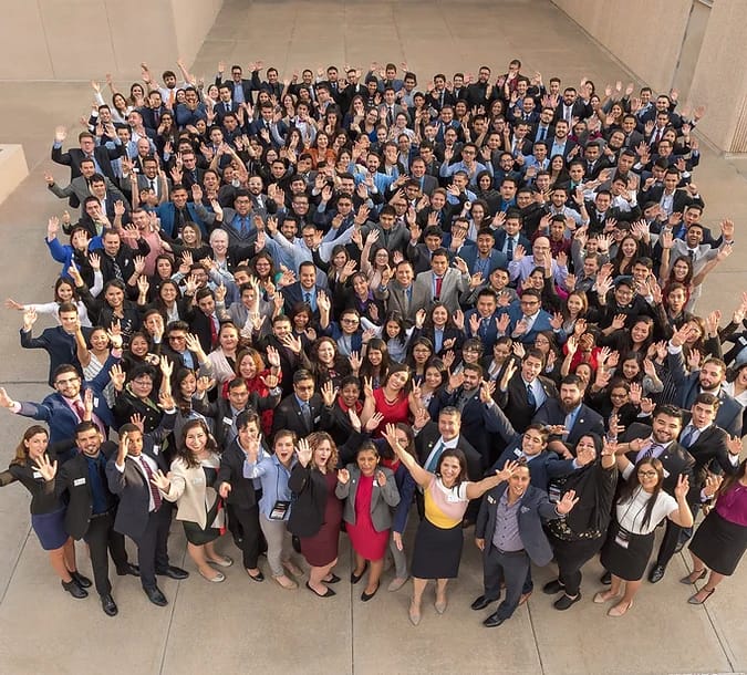 SHPE Colorado members at a recent networking event